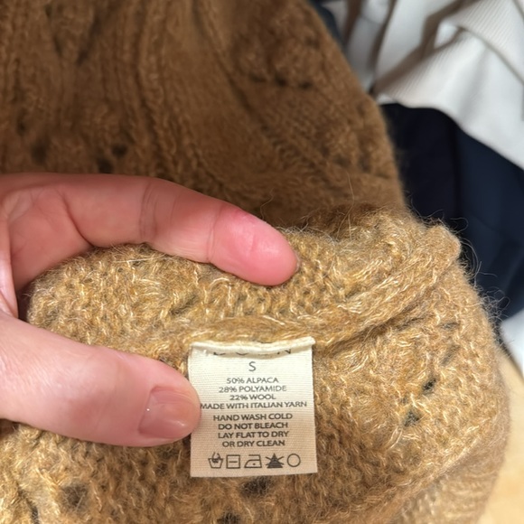 DÔEN Tudor Cable-Knit Sweater NWT - Picture 4 of 4